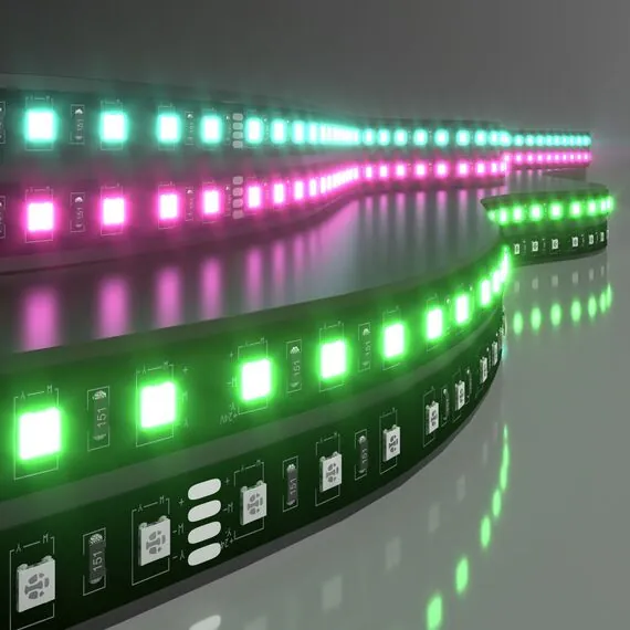 Elektrostandard a053681 5050 24V 60Led 14,4W IP20 RGB Black Лента светодиодная 60Led 14,4W IP20 мульти