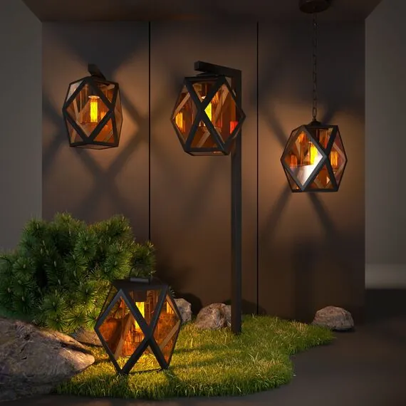 Elektrostandard a056234 35133/S Светильник садово-парковый Ambra S чёрный, изображение 8