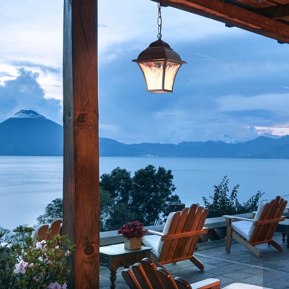 Elektrostandard a043115 GL 1009H Светильник садово-парковый Apus H черное золото (GL 1009H), изображение 4