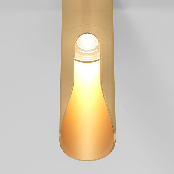 Elektrostandard a068291 25113/LED 7W 3000K Светильник потолочный светодиодный латунь, изображение 2