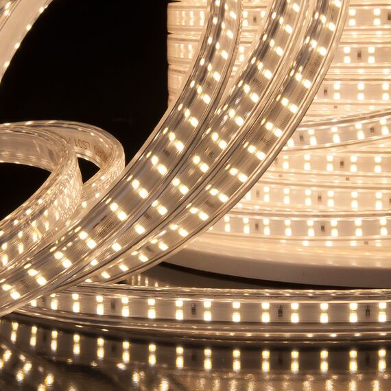 Elektrostandard a041110 LS011 220V Лента светодиодная Premium 220V 18W 180Led 2835 IP65, 4200K дневной белый, 50 м, двухрядная, изображение 3
