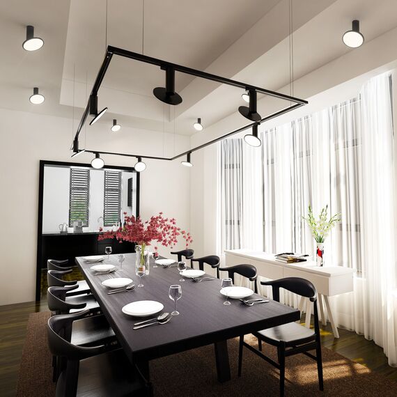 Elektrostandard a047378 LTB50 Светильник потолочный светодиодный Brain Черный 12W 4200K, изображение 4