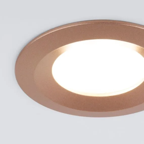 Elektrostandard a053333 110 MR16/ Светильник встраиваемый золотой, изображение 2