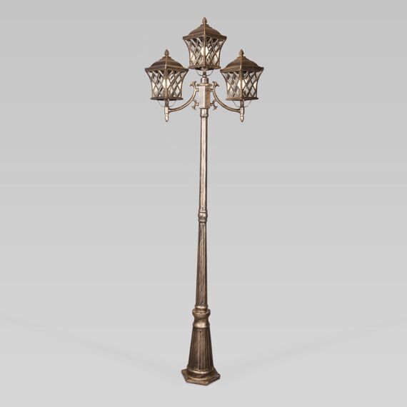 Elektrostandard a025298 Cassiopeya F/3 Светильник садово-парковый черное золото