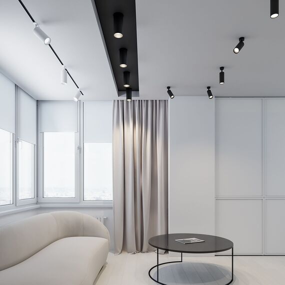 Elektrostandard a058230 Diffe Светильник накладной черный 24W 4200K (85580/01), изображение 3