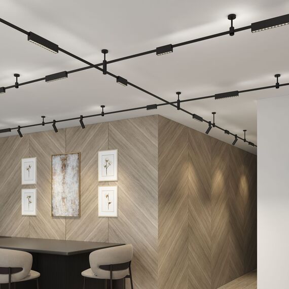 Elektrostandard a065422 85121/01 Трековый светильник 12W 3000K (чёрный) Esthetic Magnetic, изображение 4