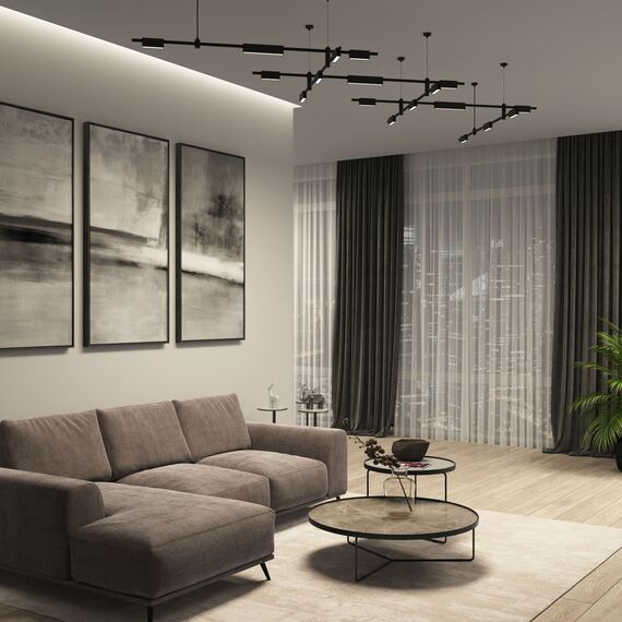 Elektrostandard a065424 85123/01 Трековый светильник 12W 3000K (чёрный) Esthetic Magnetic, изображение 7