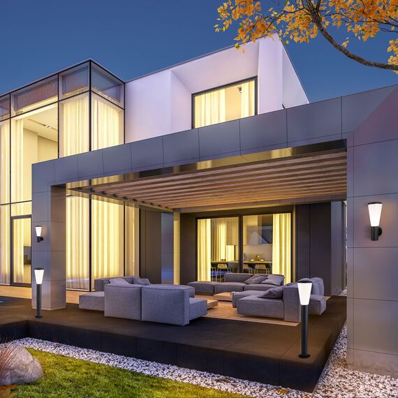 Elektrostandard a049710 1416 TECHNO Светильник садово-парковый серый, изображение 2