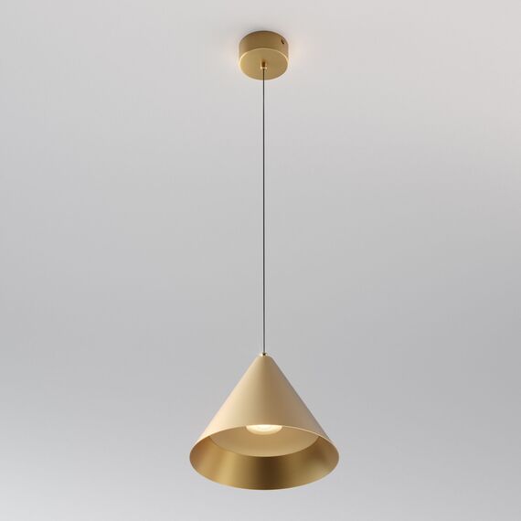 Elektrostandard a069335 50316 LED 13W 4000K Светильник Подвсеной светодиодный золотой, изображение 2