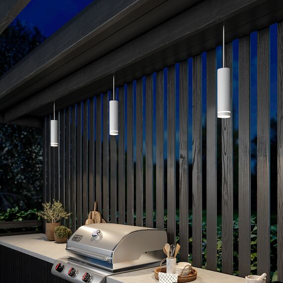 Elektrostandard a061363 35084/H Светильник садово-парковый со светодиодами DLR023 IP54 белый, изображение 4