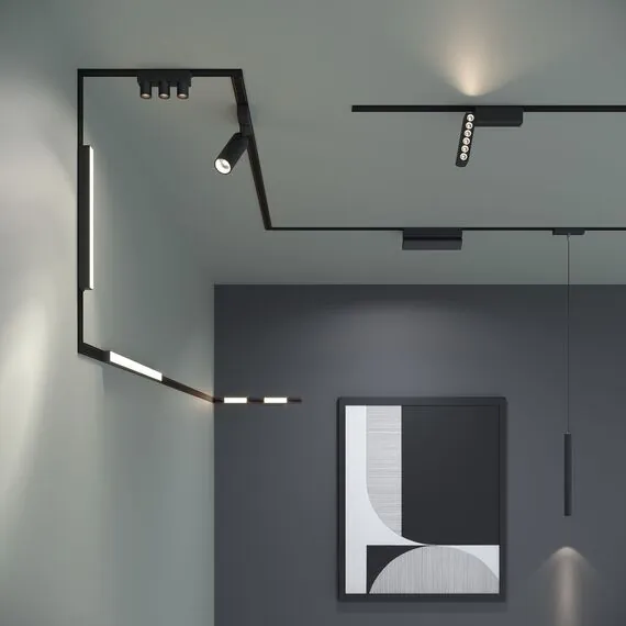 Elektrostandard a063691 Flat Magnetic Трековый светильник 5W 4000K Vision (чёрный) 85087/01, изображение 6