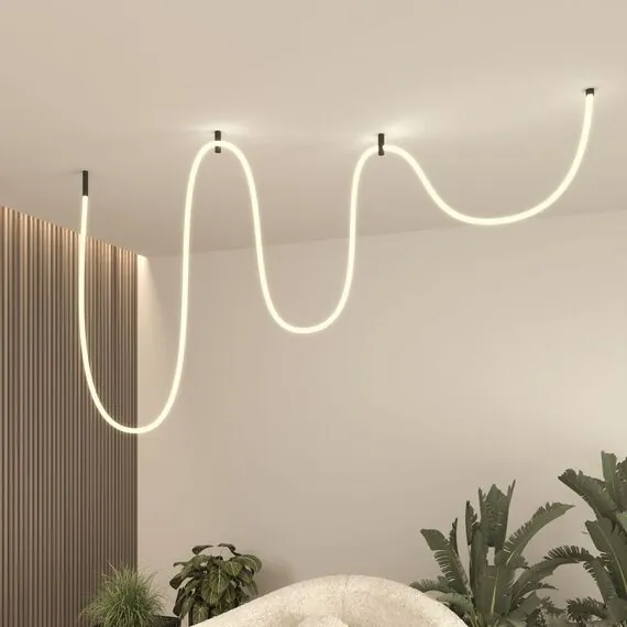 Elektrostandard a065973 Гибкий неон 336Led 12W IP20 3000K Full light круглый теплый белый, 5 м (24V 12W 336Led 2835 IP20), изображение 2