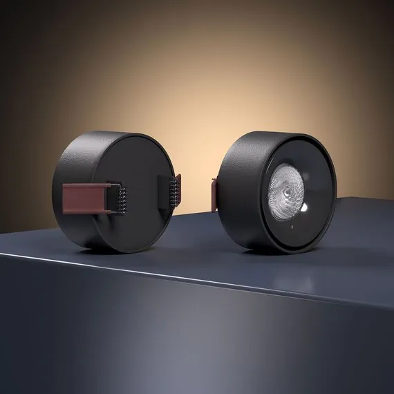 Elektrostandard a065710 25095/LED Светильник встраиваемый светодиодный черный, изображение 3