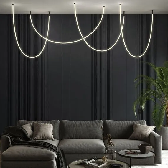 Elektrostandard a065972 Гибкий неон 336Led 12W IP20 3000K Full light круглый теплый белый, 3 м (24V 12W 336Led 2835 IP20), изображение 4