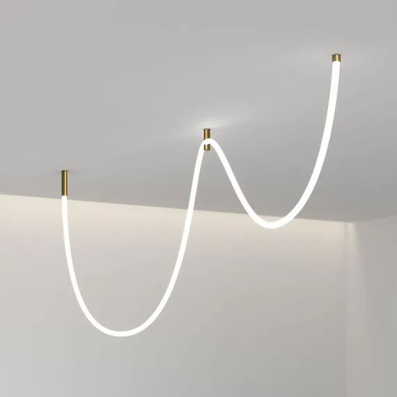 Elektrostandard a063434 Подвесные крепления для круглого гибкого неона Full light латунь (FL 28120), изображение 4