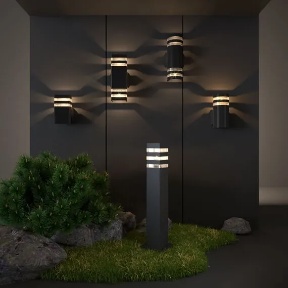 Elektrostandard a035095 1550 TECHNO Светильник садово-парковый черный, изображение 3