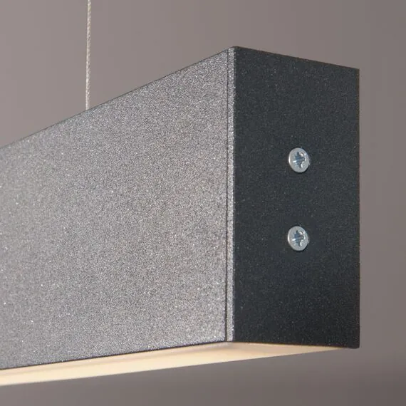 Elektrostandard a042950 101-200-30-103 Линейный светодиодный подвесной односторонний светильник 103см 20W 6500K черная шагрень, изображение 6