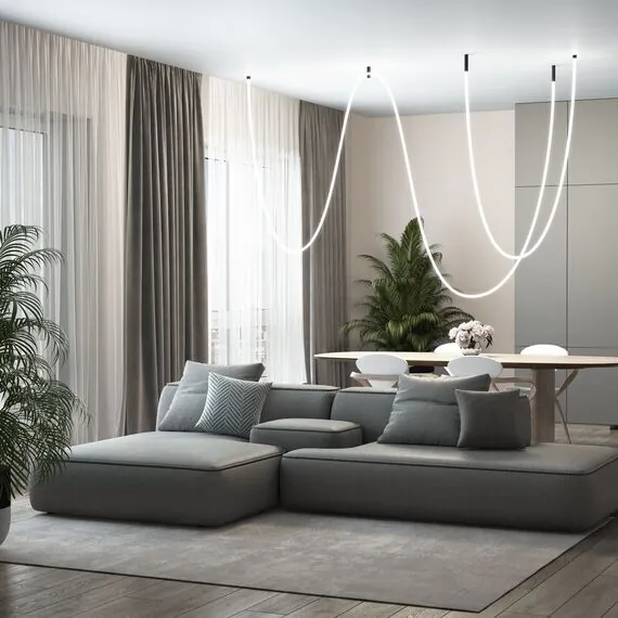 Elektrostandard a063429 Гибкий неон 336Led 12W IP20 4200K Full light круглый дневной белый, 8 м (24V 12W 336Led 2835 IP20), изображение 3