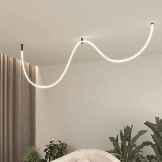 Elektrostandard a065972 Гибкий неон 336Led 12W IP20 3000K Full light круглый теплый белый, 3 м (24V 12W 336Led 2835 IP20), изображение 2