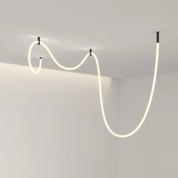 Elektrostandard a065973 Гибкий неон 336Led 12W IP20 3000K Full light круглый теплый белый, 5 м (24V 12W 336Led 2835 IP20)