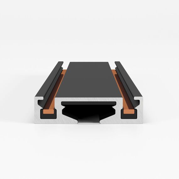 Elektrostandard a063722 Flat Magnetic Шинопровод накладной (2м) чёрный 85129/00, изображение 2