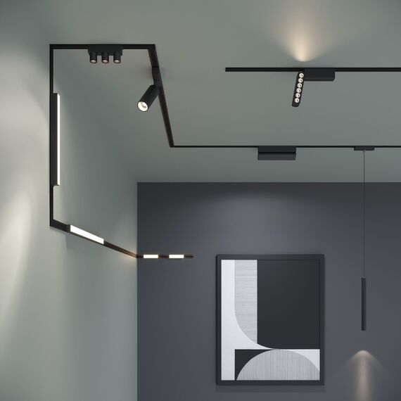 Elektrostandard a063693 Flat Magnetic Трековый светильник 10W 4000K Vision (чёрный) 85088/01, изображение 3