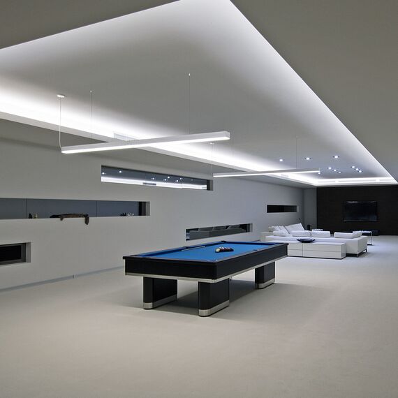 Elektrostandard a041525 101-200-30-103 Линейный светодиодный подвесной односторонний светильник 103см 20W 6500K матовое серебро, изображение 3