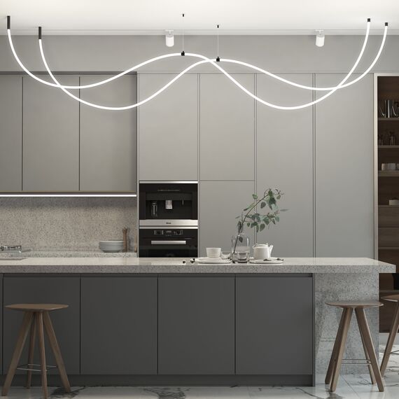 Elektrostandard a063441 Подвесной трос для круглого гибкого неона Full light черный (2м) (FL 2830), изображение 3