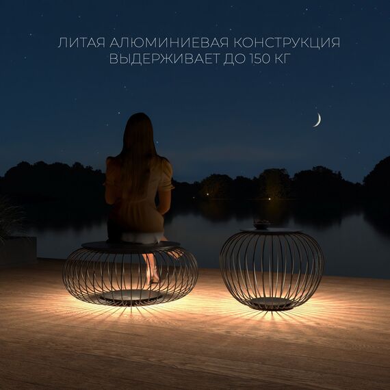 Elektrostandard a067385 35178/F Светильник садово-парковый Firenze черный, изображение 4