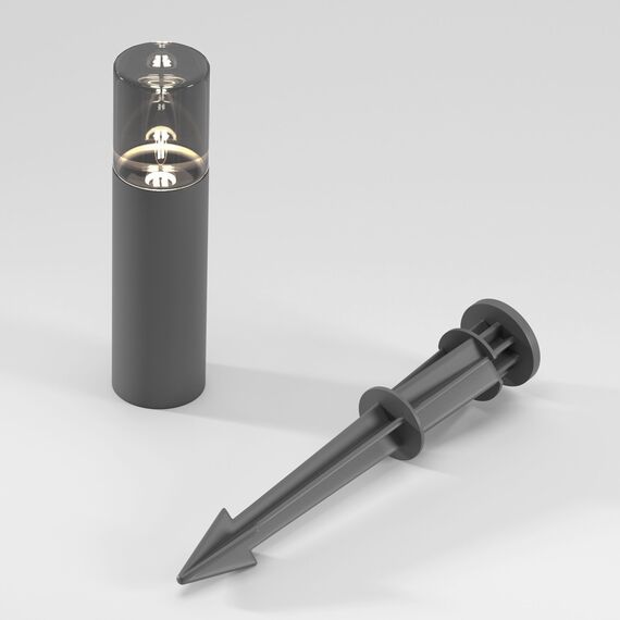 Elektrostandard a066035 35166/S Светильник садово-парковый Hidden серый, изображение 2