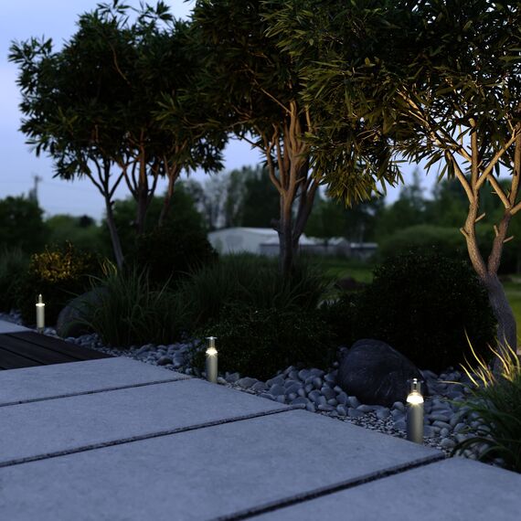 Elektrostandard a066035 35166/S Светильник садово-парковый Hidden серый, изображение 5