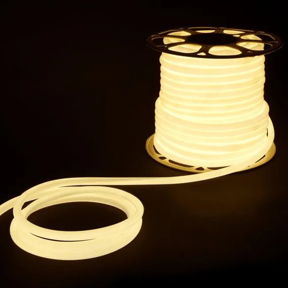 Elektrostandard a052996 LS003 220V Лента светодиодная Гибкий неон 9.6W 144Led 2835 IP67 16mm 4200K круглый дневной белый, 50 м, изображение 4