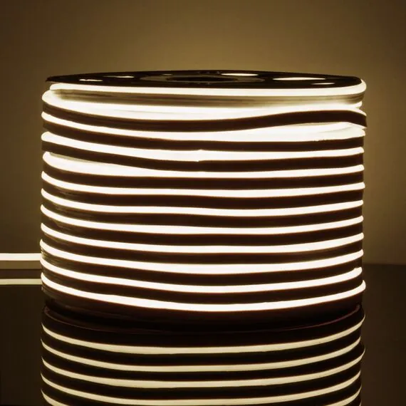 Elektrostandard a052994 LS001 220V Лента светодиодная Гибкий неон 9.6W 120Led 2835 IP67 4200K односторонний дневной белый, 50 м, изображение 3