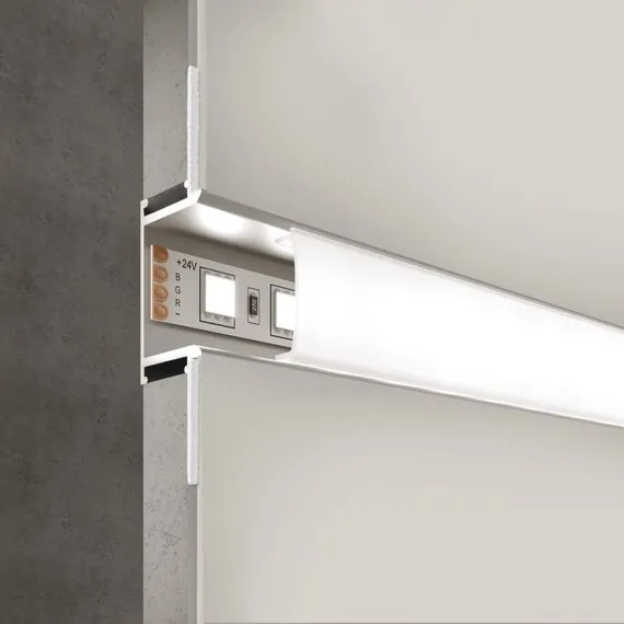 Elektrostandard a053633 LL-2-ALP013 Встраиваемый алюминиевый профиль для LED ленты (под ленту 9mm), изображение 2