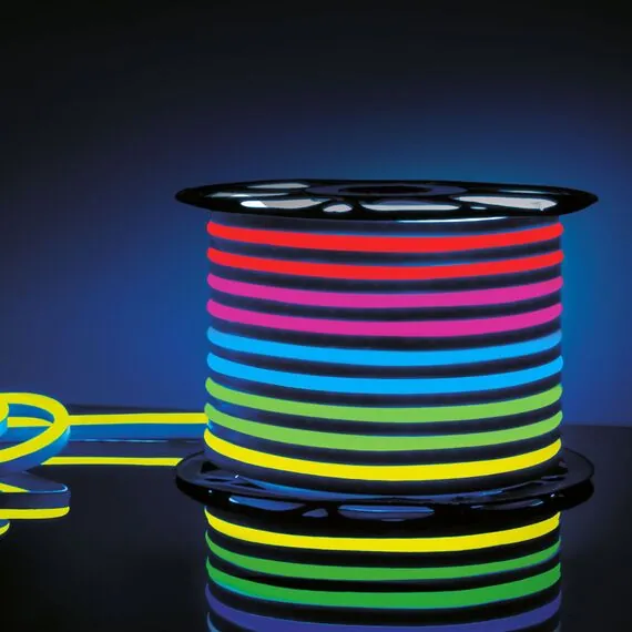 Elektrostandard a045405 LS001 220V RGB Лента светодиодная Гибкий неон 12W 80Led 5050 IP67 односторонний , 50 м