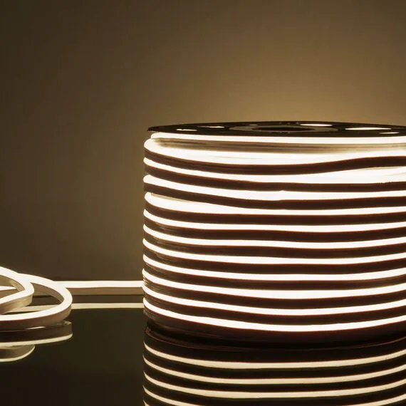 Elektrostandard a052994 LS001 220V Лента светодиодная Гибкий неон 9.6W 120Led 2835 IP67 4200K односторонний дневной белый, 50 м