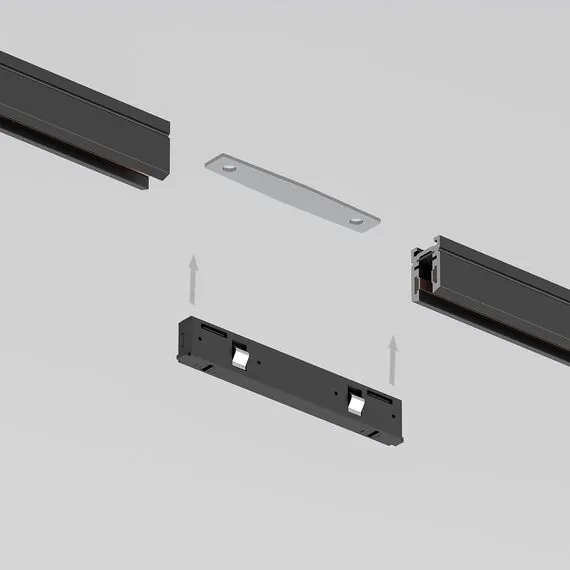 Elektrostandard a067996 Mini Magnetic Прямой коннектор (черный) 95131/00, изображение 3