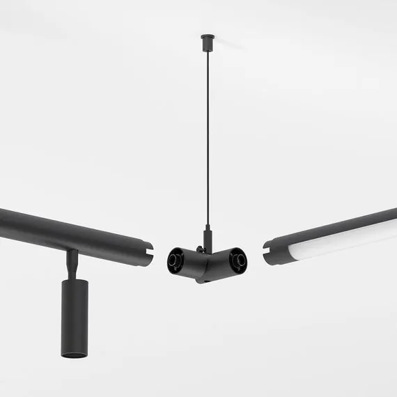 Elektrostandard a066184 Module System Набор подвеса угловой с питанием (черный) 85187/00, изображение 11