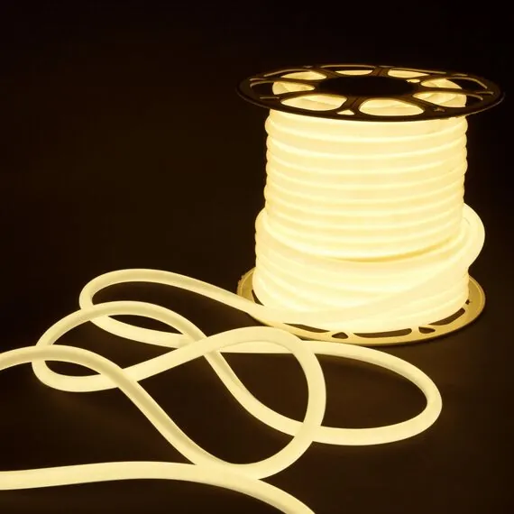 Elektrostandard a052996 LS003 220V Лента светодиодная Гибкий неон 9.6W 144Led 2835 IP67 16mm 4200K круглый дневной белый, 50 м, изображение 5