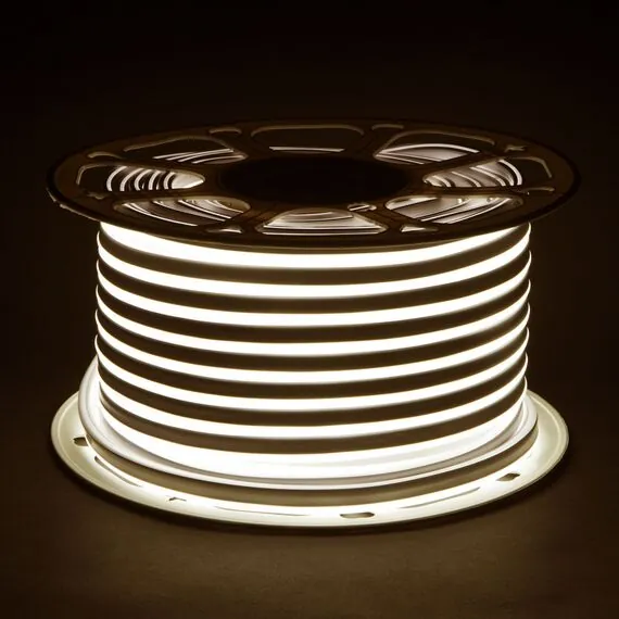 Elektrostandard a052994 LS001 220V Лента светодиодная Гибкий неон 9.6W 120Led 2835 IP67 4200K односторонний дневной белый, 50 м, изображение 2
