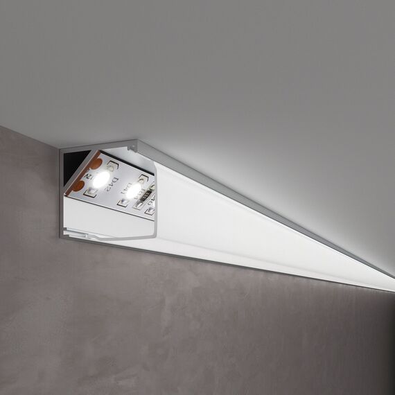 Elektrostandard a041814 LL-2-ALP009 Квадратный угловой алюминиевый профиль для LED ленты (под ленту до 10mm), изображение 2