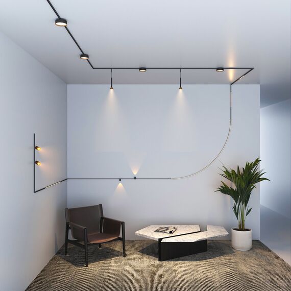 Elektrostandard a065643 Mini Magnetic Шинопровод накладной (черный) (1200?) 85183/00, изображение 3