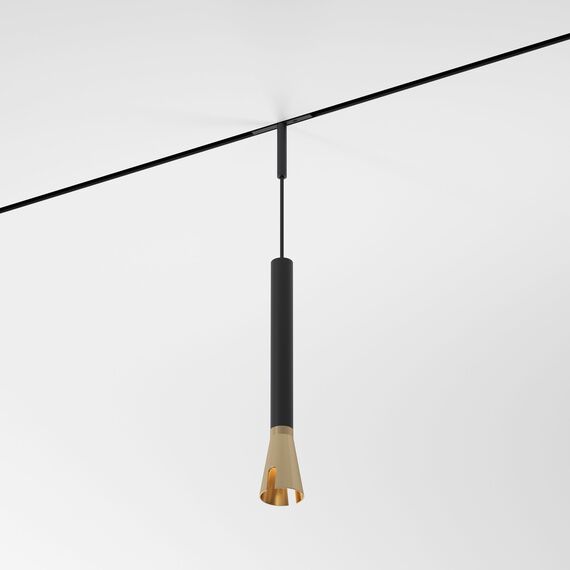 Elektrostandard a065652 Mini Magnetic Трековый светильник 3W 3000K (черный/латунь) 85165/01