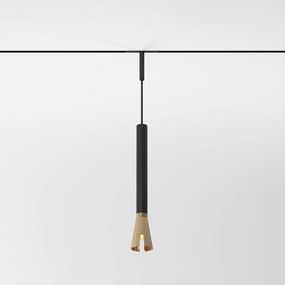 Elektrostandard a065652 Mini Magnetic Трековый светильник 3W 3000K (черный/латунь) 85165/01, изображение 2