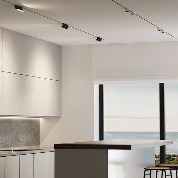 Elektrostandard a067277 Mini Magnetic Трековый светильник 5W 3000K (белый/черный) 85205/01, изображение 2