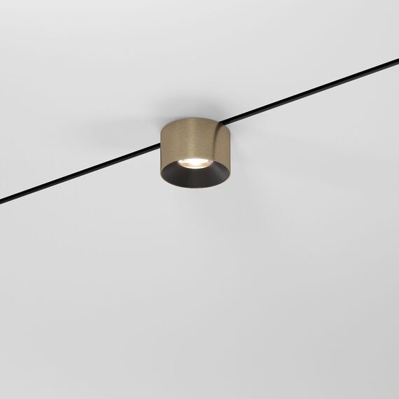 Elektrostandard a067278 Mini Magnetic Трековый светильник 5W 3000K (латунь/черный) 85206/01