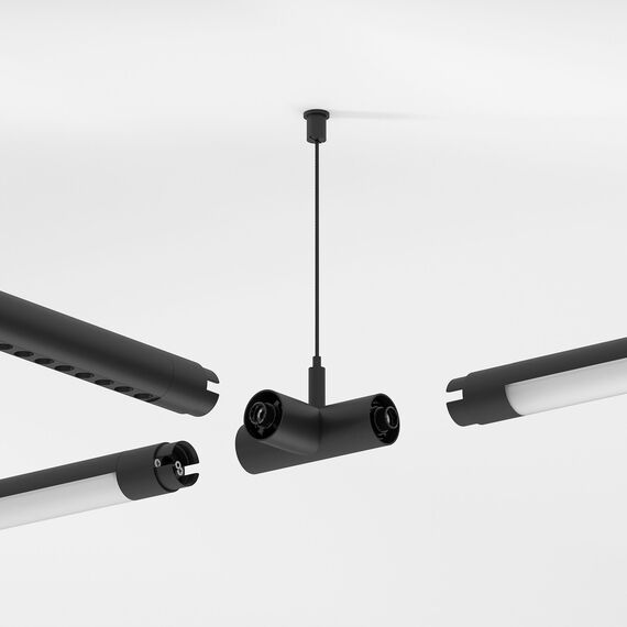 Elektrostandard a066186 Module System Набор для подвеса  Т-образный с питанием (черный) 85189/00, изображение 4