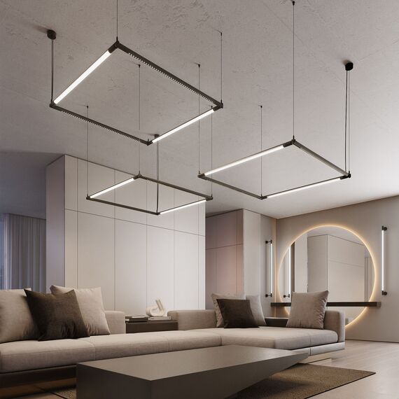 Elektrostandard a066232 Module System Набор подвеса угловой с вводом питания (черный) 85195/00, изображение 3