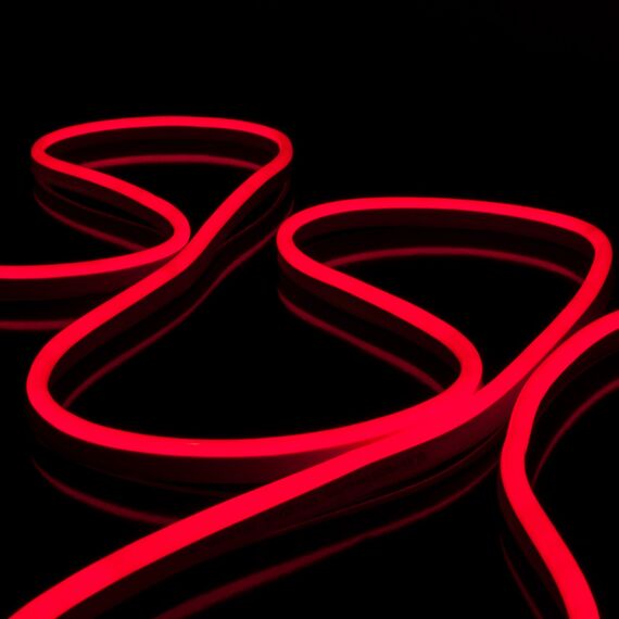 Elektrostandard a040595 LS001 220V Лента светодиодная Гибкий неон 9.6W 120Led 2835 IP67 односторонний красный, 50 м, изображение 4