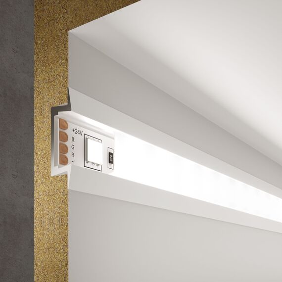 Elektrostandard a053624 LL-2-ALP007 Встраиваемый алюминиевый профиль белый/белый для LED ленты (под ленту до 11mm), изображение 2